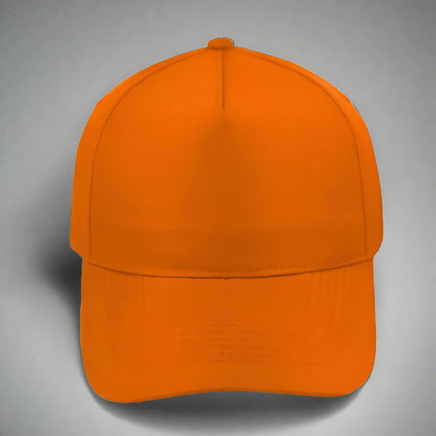Adjustable 5-Panel Cotton Work Cap - Solid Safety and Stationers 