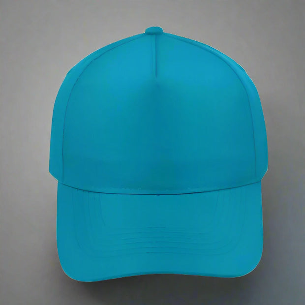 Adjustable 5-Panel Cotton Work Cap - Solid Safety and Stationers 