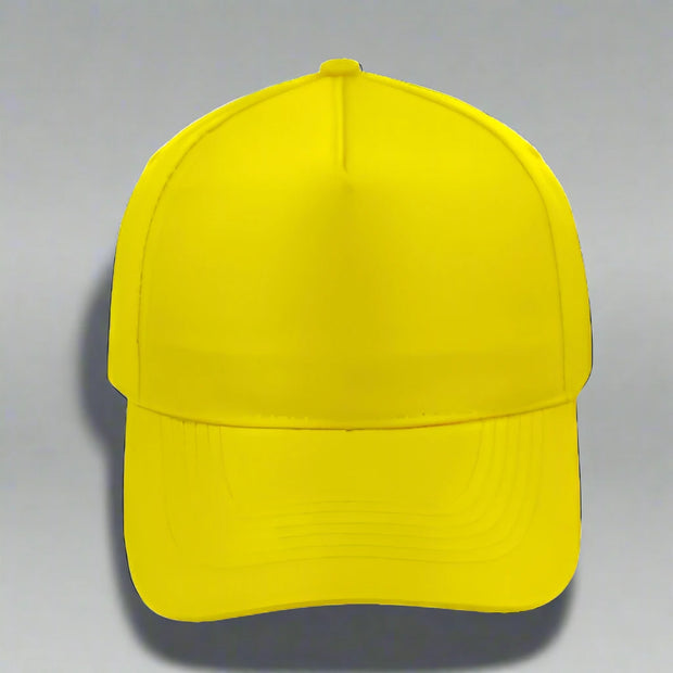 Adjustable 5-Panel Cotton Work Cap - Solid Safety and Stationers 