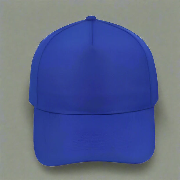 Adjustable 5-Panel Cotton Work Cap - Solid Safety and Stationers 