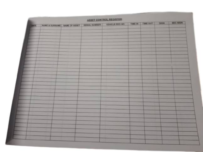 Security Books & Registers – Visitor & Access Control – Solid Safety ...