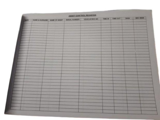 Security Books & Registers – Visitor & Access Control