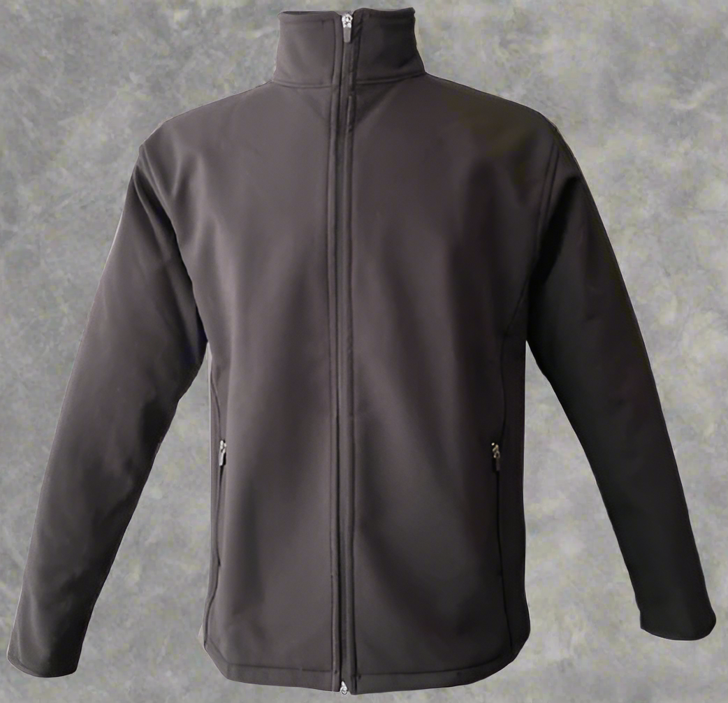 Unisex Softshell Jacket with Fleece Lining – Solid Safety and Stationers