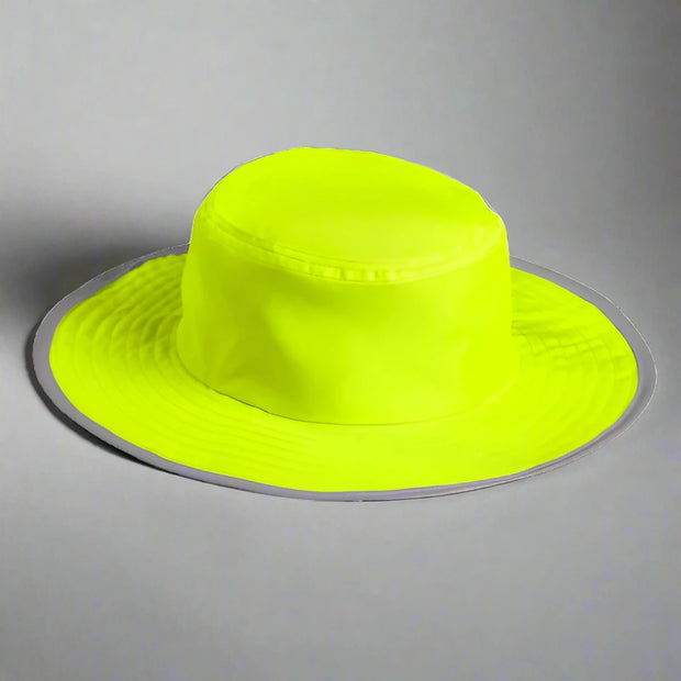 Hi-Vis Reflective Bush Hat - Solid Safety and Stationers 