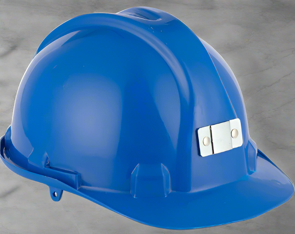 Metal Clamp Hard Hat - Solid Safety and Stationers 