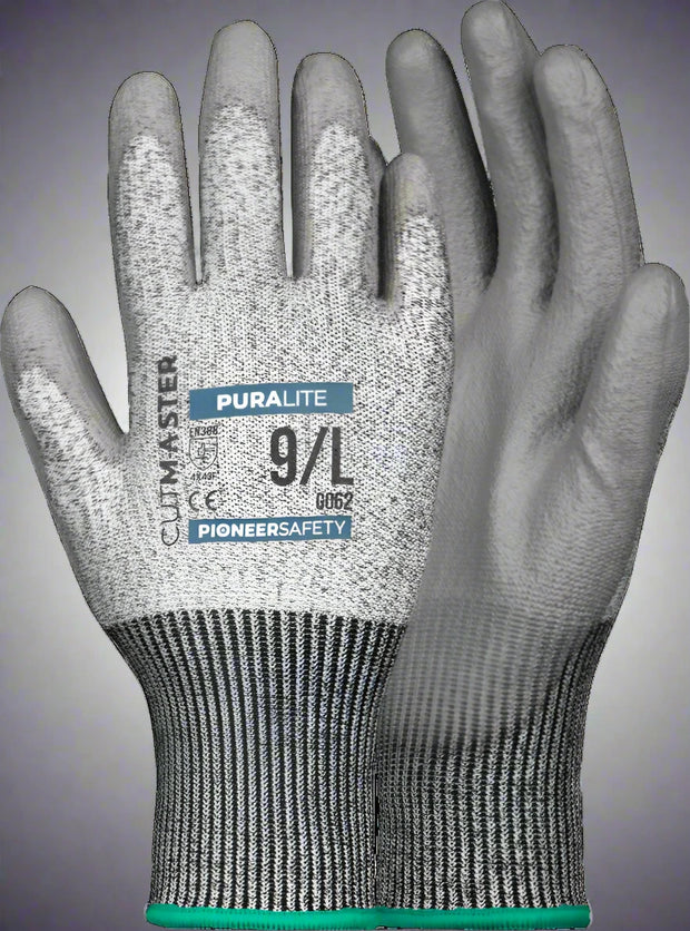 Cutmaster Puralite – Level 5 PU-Coated Cut Glove - Solid Safety and Stationers 