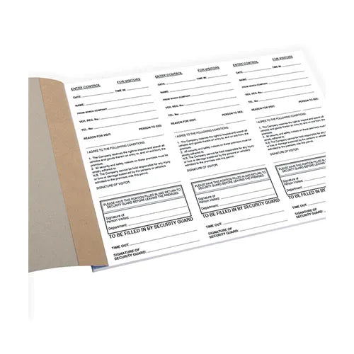 Security Books & Registers – Visitor & Access Control – Solid Safety ...