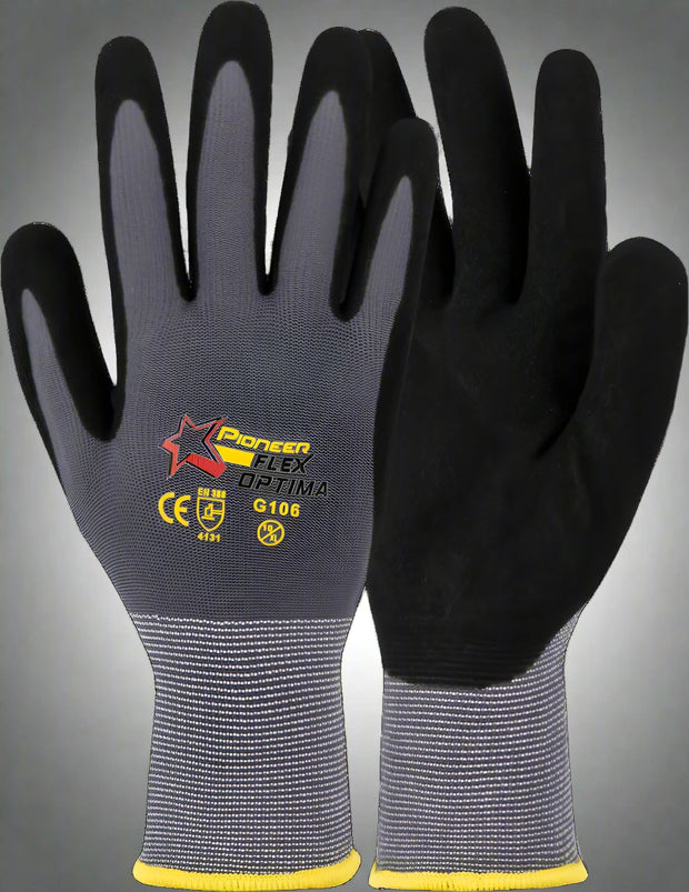 Flex Optima Latex Grip Glove - Solid Safety and Stationers 