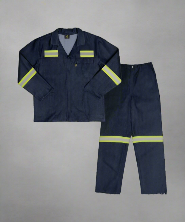Paramount Denim Reflective Body Taped Workwear Conti Suit