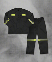 Paramount Polycotton Reflective Body Taped Workwear Conti Suit