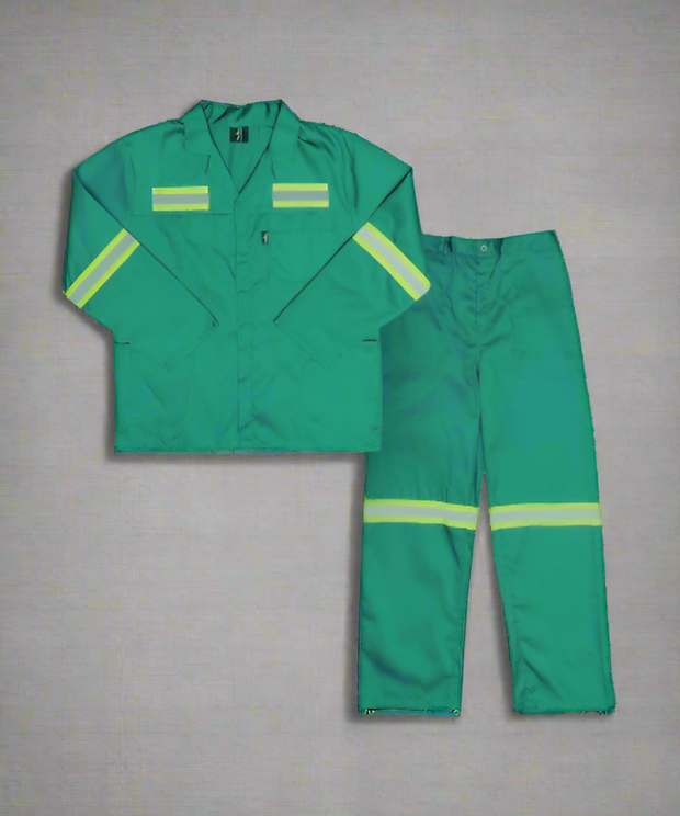 Paramount Polycotton Reflective Body Taped Workwear Conti Suit
