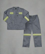 Paramount Polycotton Reflective Body Taped Workwear Conti Suit