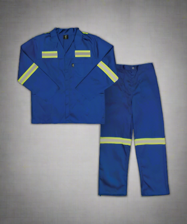 Paramount Polycotton Reflective Body Taped Workwear Conti Suit