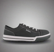 Rebel Lo-Top Platinum Safety Sneaker Shoe - Solid Safety and Stationers 