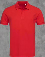 ±170g Basic Pique Golfer with cuffs - Solid Safety and Stationers 