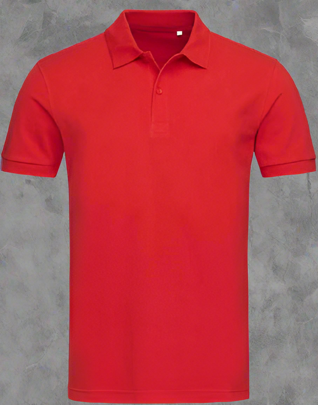 ±170g Basic Pique Golfer with cuffs - Solid Safety and Stationers 