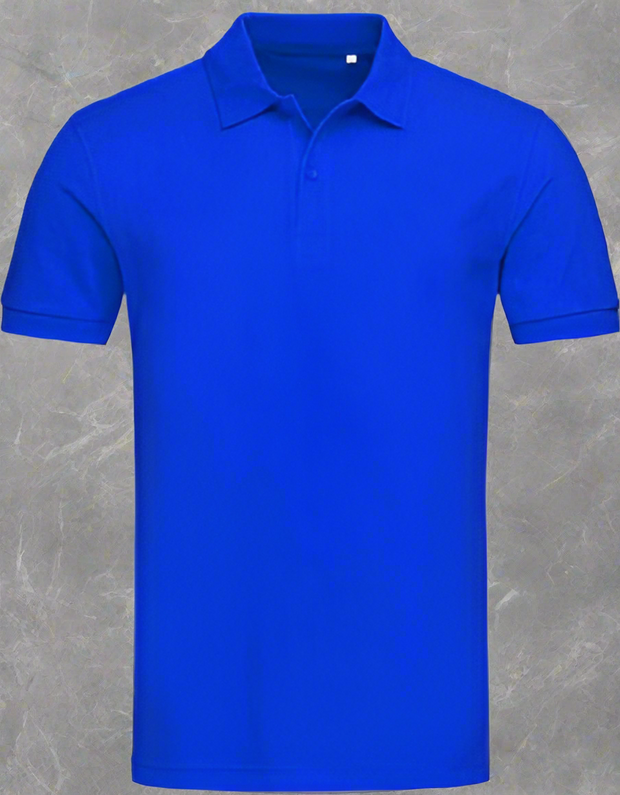 ±170g Basic Pique Golfer with cuffs - Solid Safety and Stationers 