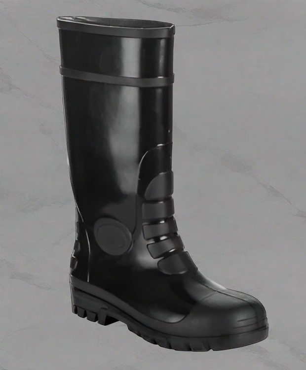 Heavy-Duty Steel Toe PVC Gumboot - Solid Safety and Stationers 