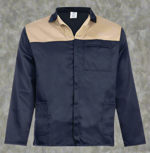 Two-Tone Work Conti Suit – Durable Poly Cotton - Solid Safety and Stationers 