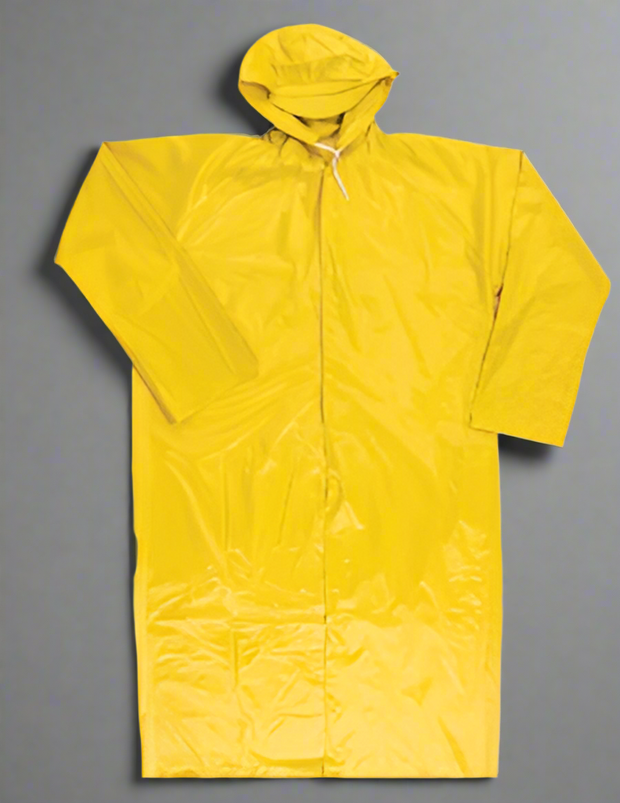 Rubberised Waterproof Rain Coat - Solid Safety and Stationers 