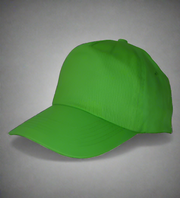 Adjustable 5-Panel Cotton Work Cap - Solid Safety and Stationers 