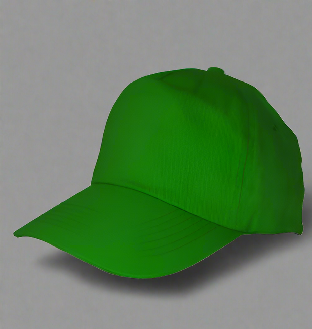 Adjustable 5-Panel Cotton Work Cap - Solid Safety and Stationers 