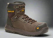 CAT Diagnostic 2 Lace-Up Boot – Rugged Brown Design - Solid Safety and Stationers 