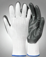Econo Red Nitrile Palm Glove - Solid Safety and Stationers 