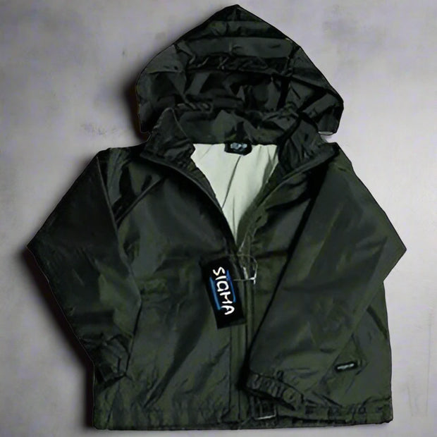 Rain Jacket with Windbreaker Design