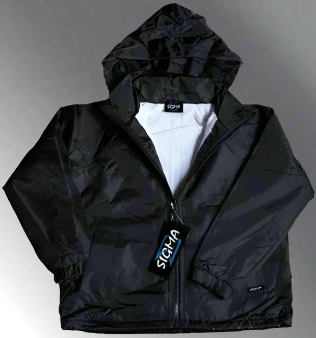 Rain Jacket with Windbreaker Design