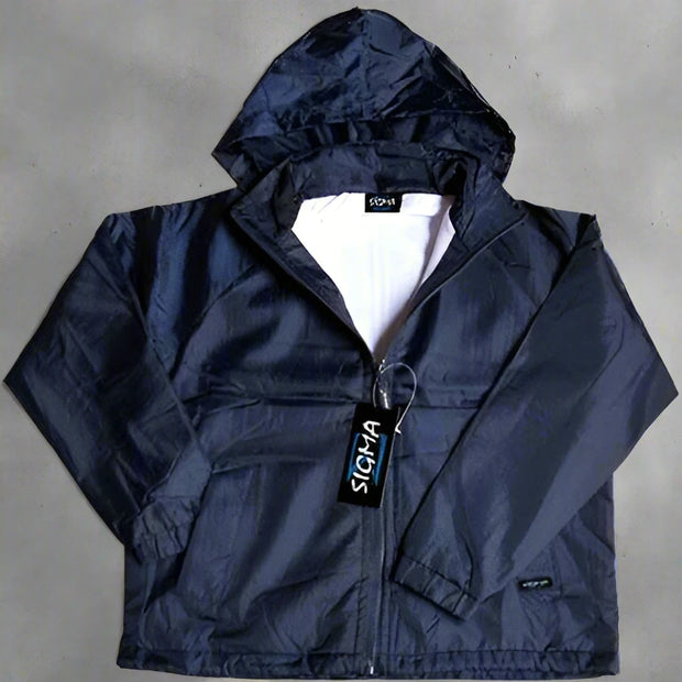 Rain Jacket with Windbreaker Design