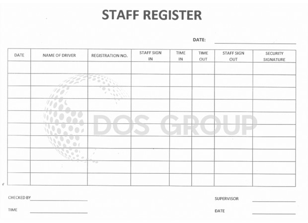 Security Books & Registers- Inturnal