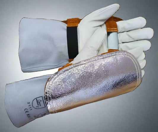 Tough High Heat Aluminised Shield Pad Protection For Gloves