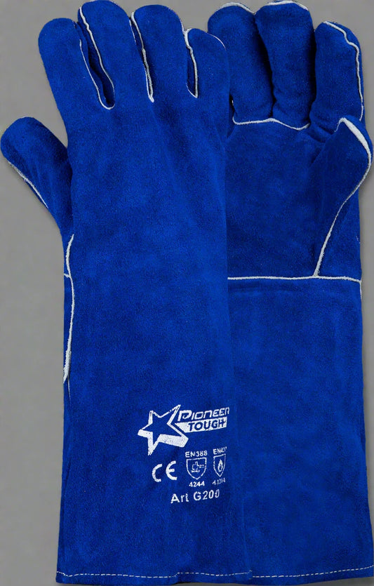 Tough Blue Lined Welding Glove 45cm
