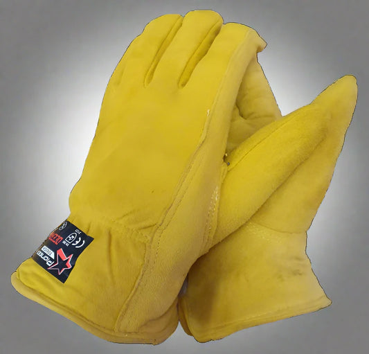 Tough Deer Split Leather Glove With Thermal Lining
