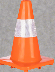 PVC Traffic Cones with Reflective Tape – High Visibility - Solid Safety and Stationers 