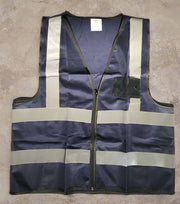Hi-Viz Reflective Vest With Zip & ID Pouch - Solid Safety and Stationers 