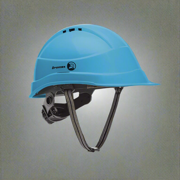 Dromex Executive Hard Hat with Air Vents, Ratchet & Chin Strap