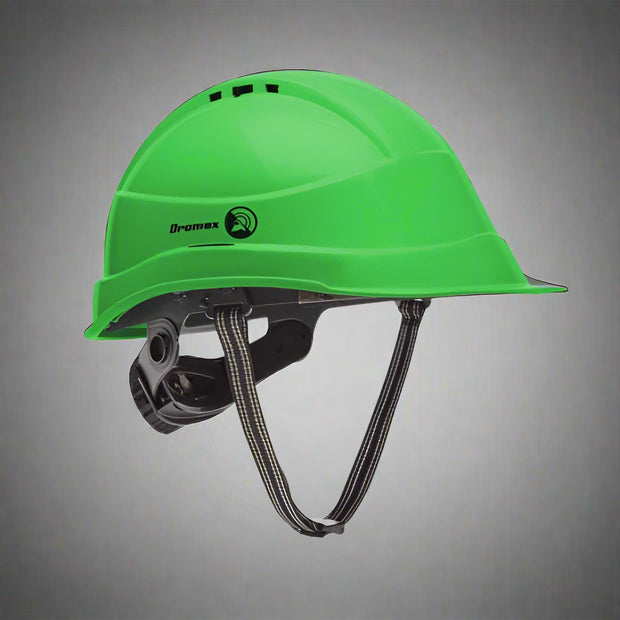 Dromex Executive Hard Hat with Air Vents, Ratchet & Chin Strap