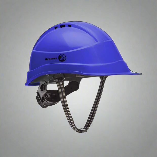 Dromex Executive Hard Hat with Air Vents, Ratchet & Chin Strap